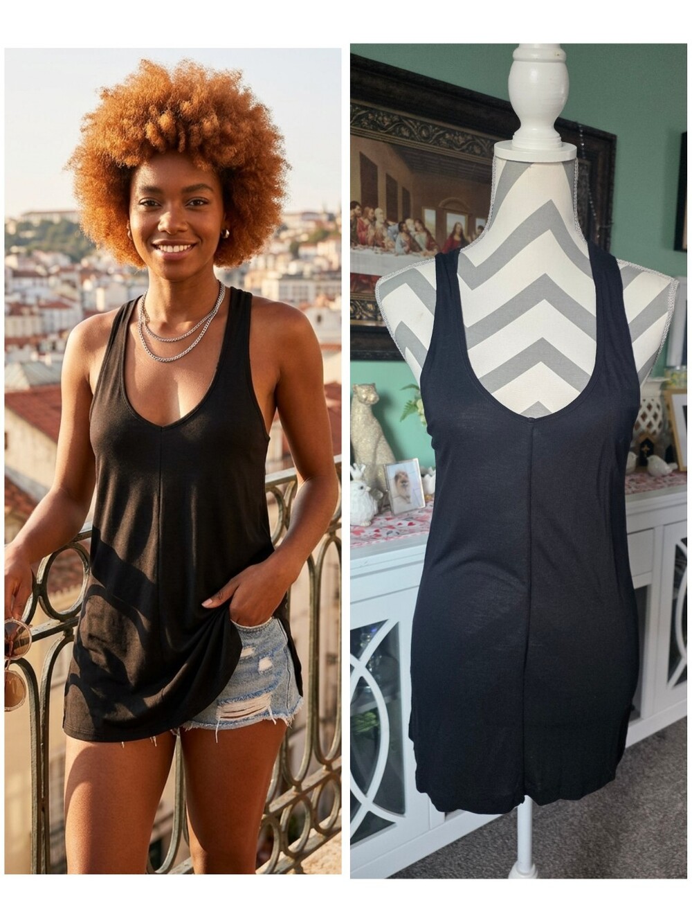 10C Derek Lam Racerback Tank Top